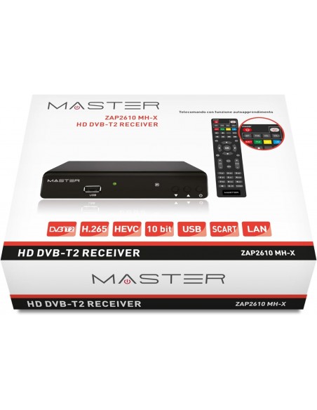 Master ZAP2610-MH Receptor TDT-HD HDMI USB RJ45