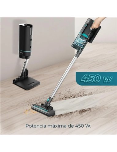 Cecotec Conga Rockstar 10000 Nebula Station Aspirador escoba sin cables sin bolsa 3 en 1