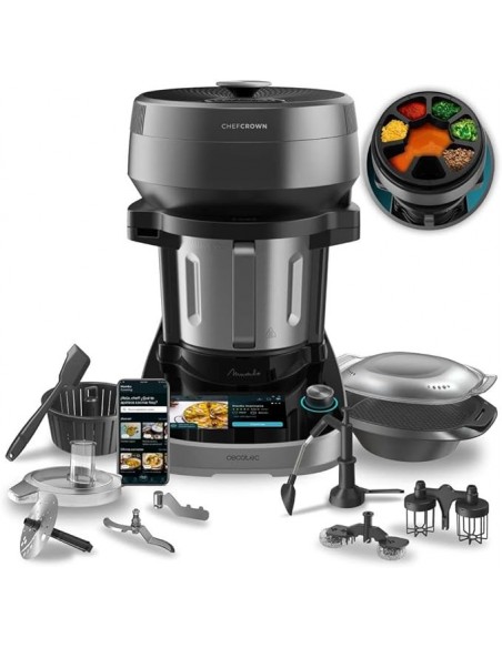 Cecotec Mambo CooKing Unique Robot de cocina multifunción con dispensador de alimentos