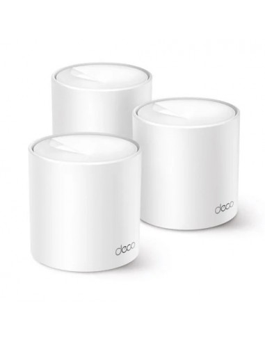 TP-Link Deco X10 Sistema Deco Wi-Fi 6 Mesh AI AX1500 Doble Banda Blanco Pack 3 Unidades