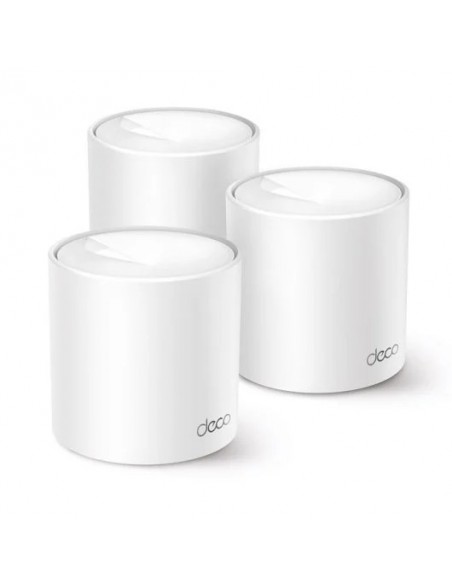 TP-Link Deco X10 Sistema Deco Wi-Fi 6 Mesh AI AX1500 Doble Banda Blanco Pack 3 Unidades