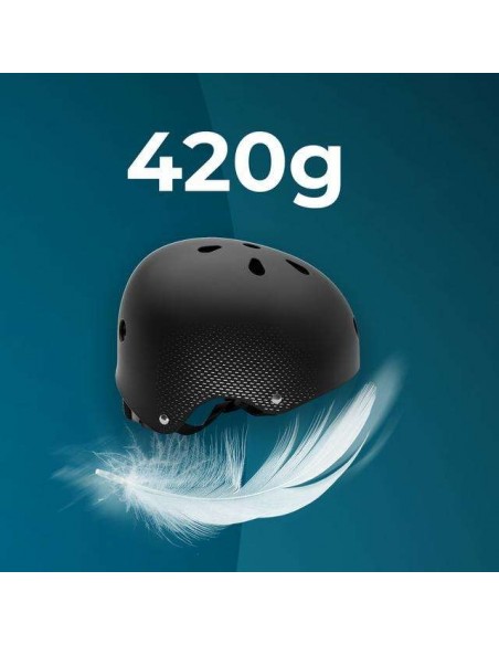 Cecotec BrainGuard Urban Black S-M Casco urbano para bicicletas y patinetes eléctricos