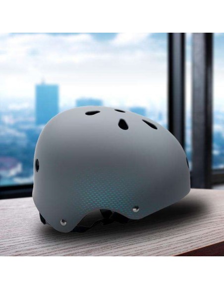 Cecotec BrainGuard Urban Grey S-M Casco urbano para bicicletas y patinetes eléctricos