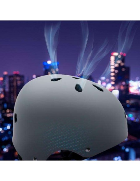 Cecotec BrainGuard Urban Grey S-M Casco urbano para bicicletas y patinetes eléctricos