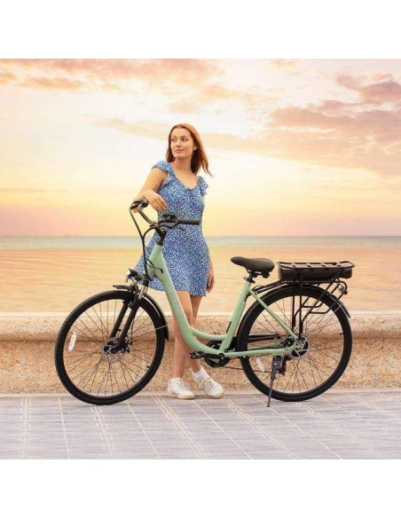 Cecotec Bicicleta eléctrica Capital Bicicleta eléctrica de ciudad con 80km de autonomía 28"
