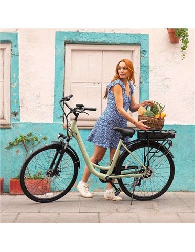 Cecotec Bicicleta eléctrica Capital Bicicleta eléctrica de ciudad con 80km de autonomía 28"