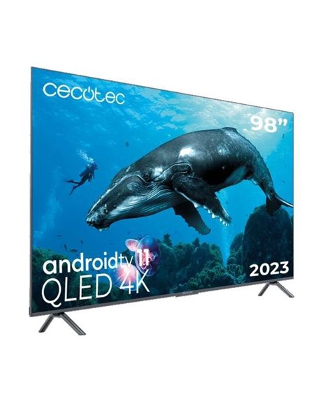 Cecotec V3+ series VQU30098+ QLED 4K UHD HDR10 98" Televisor