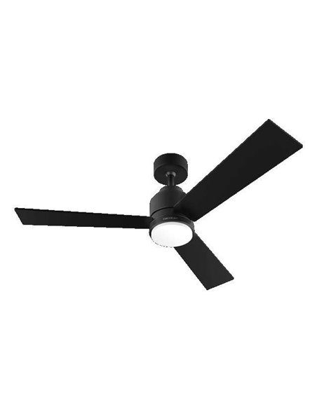 Cecotec EnergySilence Aero 4800 Style Black. Ventilador de Techo con Mando a Distancia, Temporizador y Luz LED