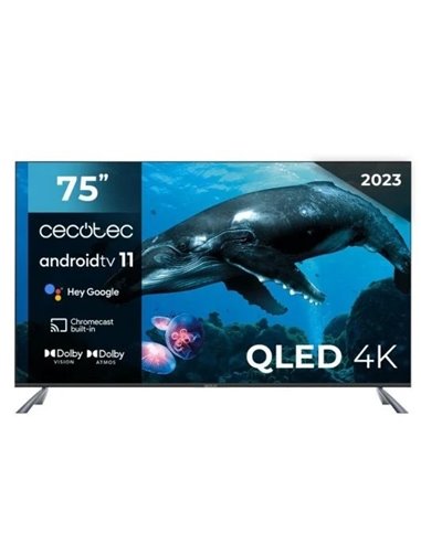 Cecotec V2 series VQU20075 QLED 4K UHD HDR10 75" Televisor
