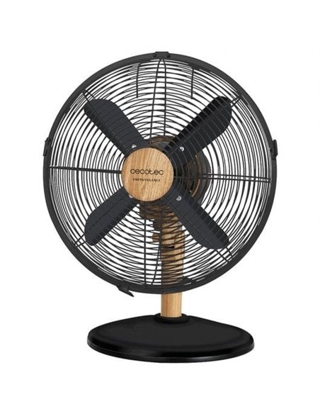 Cecotec EnergySilence 600 WoodDesk Ventilador de sobremesa con 40W