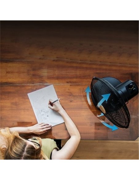 Cecotec EnergySilence 600 WoodDesk Ventilador de sobremesa con 40W