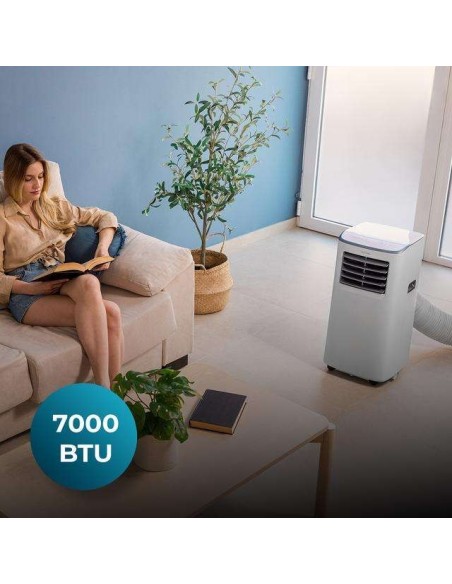 Cecotec ForceClima 7400 Soundless Touch Aire acondicionado portátil de 7000 BTU