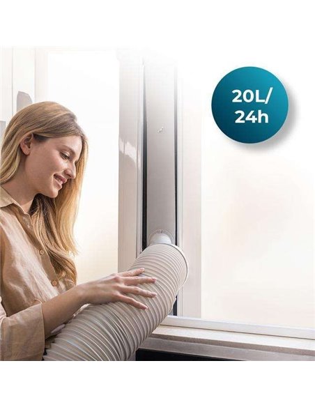 Cecotec ForceClima 7400 Soundless Touch Aire acondicionado portátil de 7000 BTU
