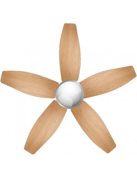 Cecotec EnergySilence Aero 495. Ventilador de Techo con Mando a Distancia, Temporizador y Luz LED, 50W