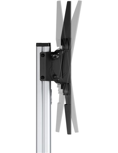 Equip 650630 Soporte de pantalla de suelo con ruedas de 37" a 86"