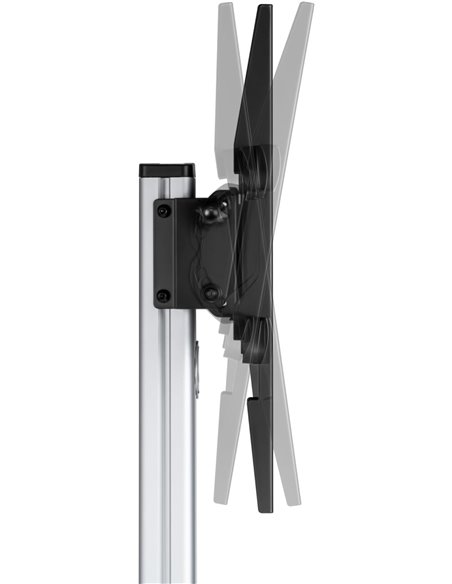 Equip 650630 Soporte de pantalla de suelo con ruedas de 37" a 86"