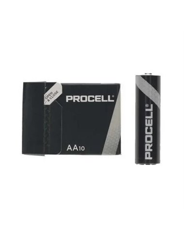 Duracell Pack de 10 Pilas AA LR6 Duracell Procell 1.5V Alcalinas