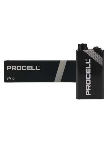 Duracell Pack de 10 Pilas Duracell Procell 9V Alcalinas