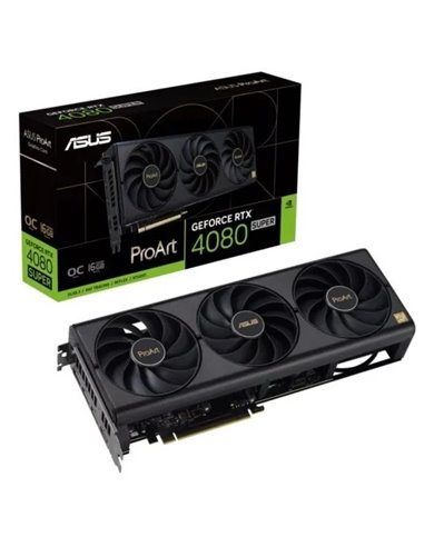 ASUS ProArt GeForce RTX 4080 SUPER 16GB OC Edition GDDR6X DLSS3 Tarjeta Gráfica