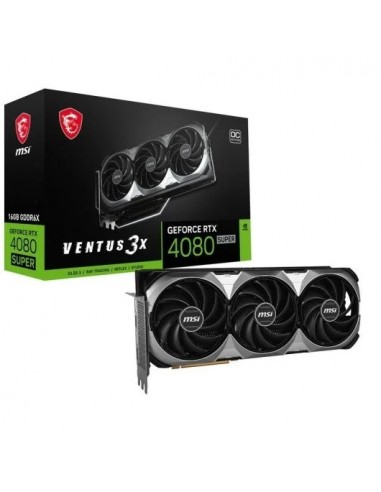 MSI GeForce RTX 4080 SUPER VENTUS 3X OC 16GB GDDR6X DLSS3 Tarjeta Gráfica