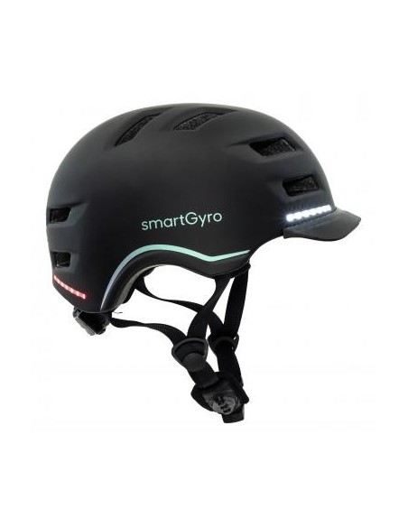 SmartGyro Helmet Pro Casco Inteligente para Adulto Talla M Negro