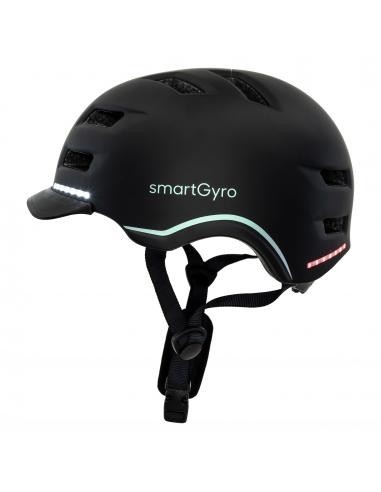 SmartGyro Helmet Pro Casco Inteligente para Adulto Talla M Negro