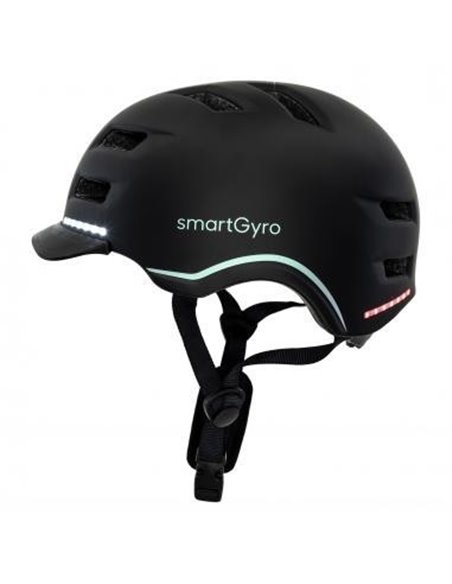SmartGyro Helmet Pro Casco Inteligente para Adulto Talla M Negro