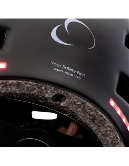 SmartGyro Helmet Pro Casco Inteligente para Adulto Talla M Negro
