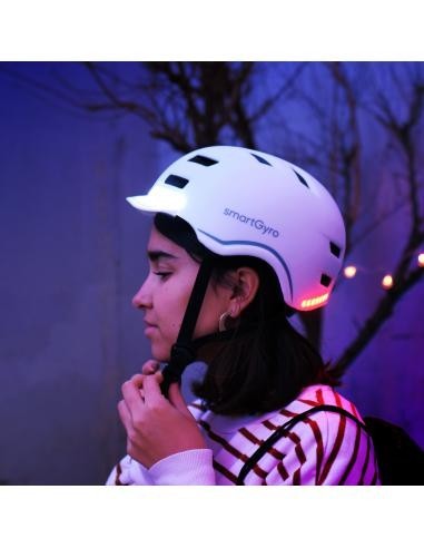 SmartGyro Helmet Pro Casco Inteligente para Adulto Talla M Negro