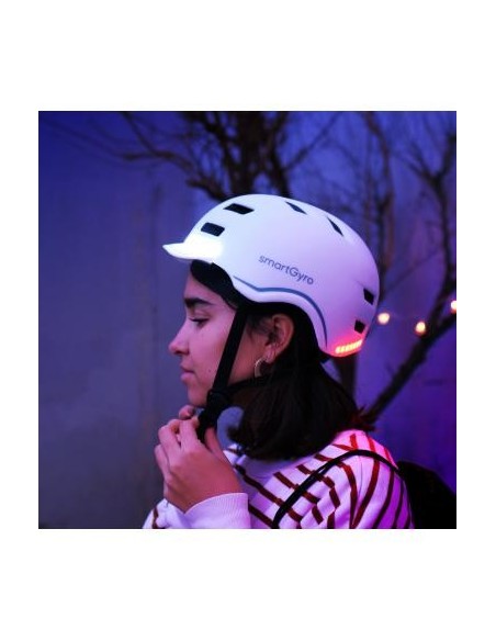 SmartGyro Helmet Pro Casco Inteligente para Adulto Talla M Negro