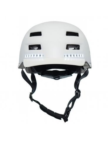 SmartGyro Helmet Max Casco Inteligente con LED Talla M Blanco