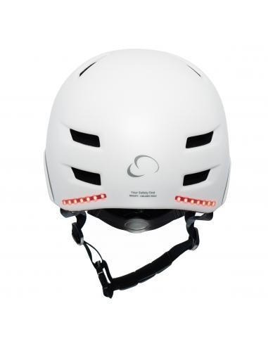 SmartGyro Helmet Max Casco Inteligente con LED Talla M Blanco