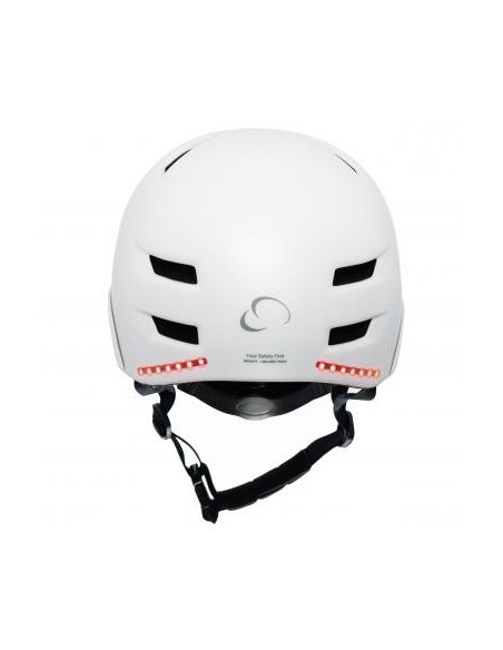 SmartGyro Helmet Max Casco Inteligente con LED Talla M Blanco