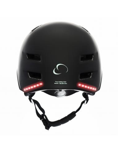 SmartGyro Helmet Max Casco Inteligente con LED Talla L Negro
