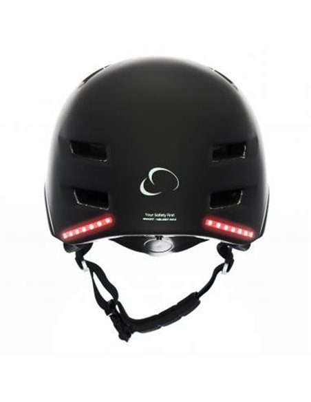 SmartGyro Helmet Max Casco Inteligente con LED Talla L Negro