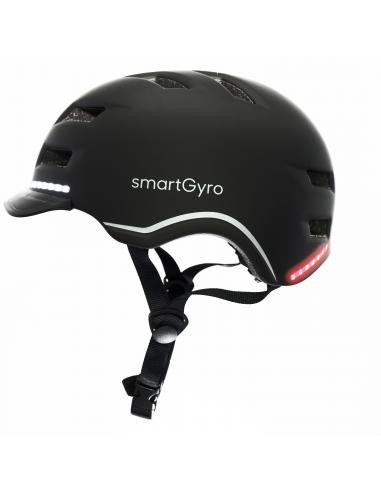 SmartGyro Helmet Max Casco Inteligente con LED Talla L Negro