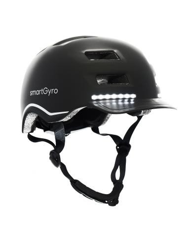 SmartGyro Helmet Max Casco Inteligente con LED Talla L Negro