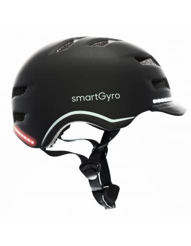 SmartGyro Helmet Max Casco Inteligente con LED Talla L Negro