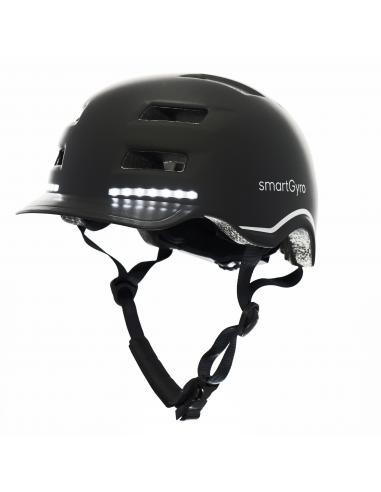 SmartGyro Helmet Max Casco Inteligente con LED Talla L Negro