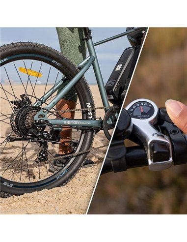 Cecotec Bicicleta Eléctrica e-Xplore de montaña batería extraíble 55 km de autonomía 27.5"