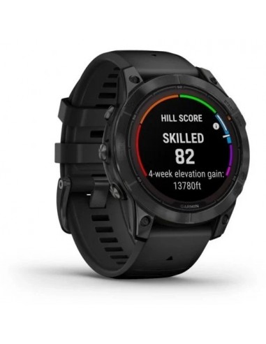 Garmin Fénix 7 Pro Solar Reloj Smartwatch 47mm Gris con Correa Negra