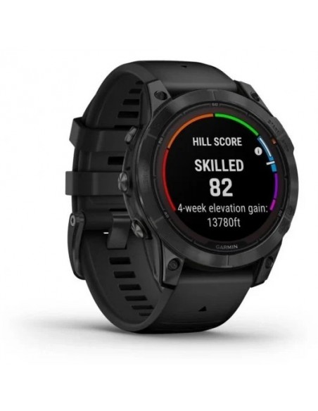 Garmin Fénix 7 Pro Solar Reloj Smartwatch 47mm Gris con Correa Negra