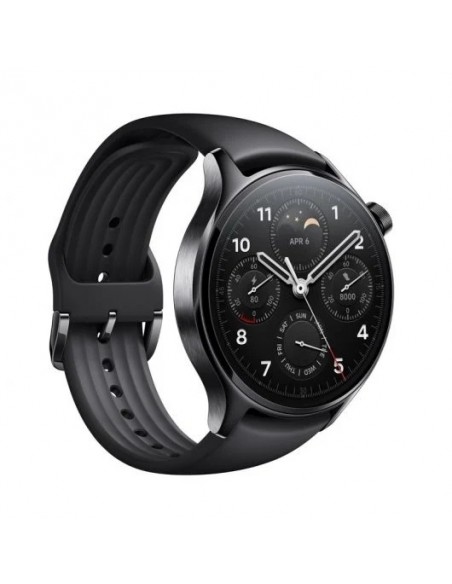Xiaomi Watch S1 Pro Reloj Smartwach Negro con Correa de Caucho Fluorado Negra