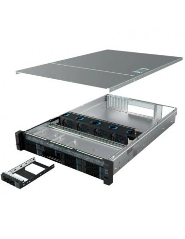 UNYKAch HSW4208 G3 Caja para Servidor Rack Hot Swap 2U Negra