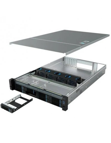 UNYKAch HSW4208 G3 Caja para Servidor Rack Hot Swap 2U Negra