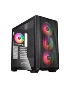 Abysm Danube Kamp BX300 Caja Cristal Templado USB-C Negra