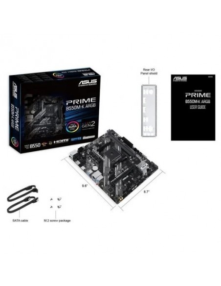 Asus PRIME B550M-K ARGB Placa Base