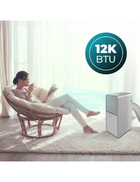Cecotec ForceClima 12650 Style Heating Aire Acondicionado Portátil 12000 BTU con bomba de calor
