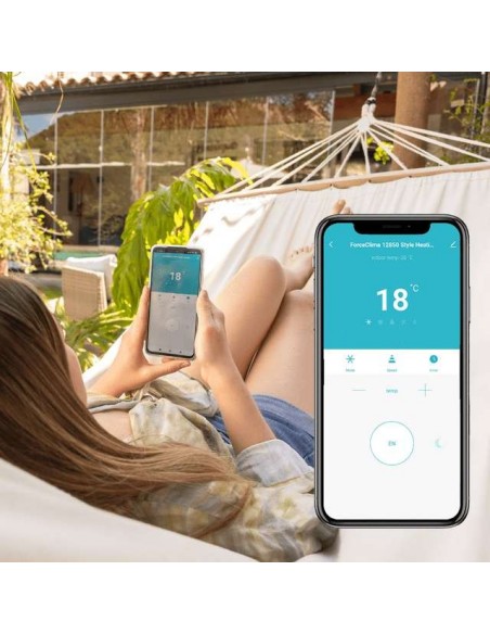 Cecotec ForceClima 9550 Style Heating Connected Aire Acondicionado Portátil 9000 BTU con bomba de calor