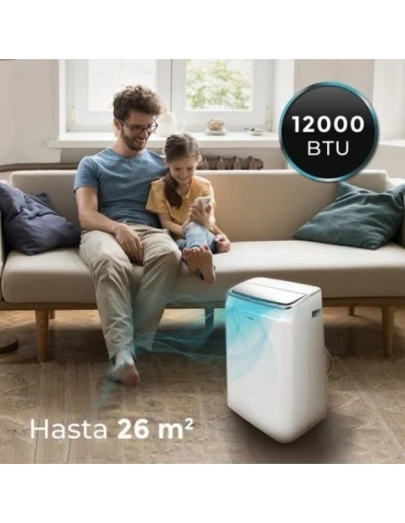 Cecotec ForceClima 12800 Soundless Heating Connected Aire Acondicionado Portátil 12000 BTU